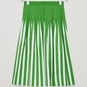 COS Pleat Colorblock Skirt